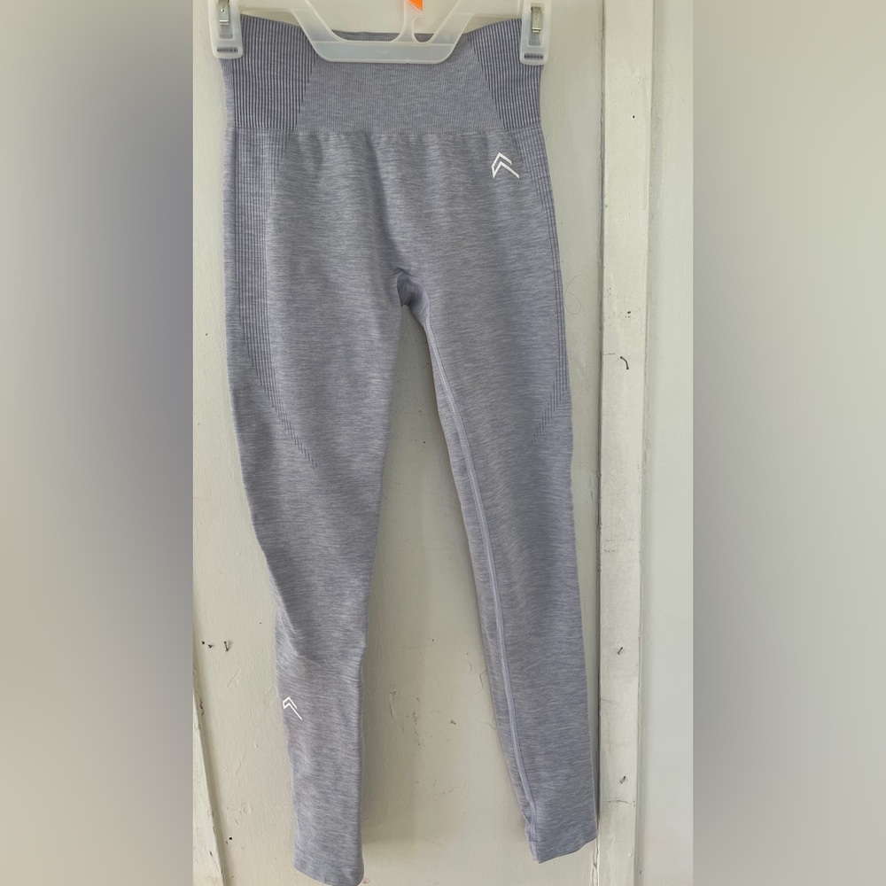 Oner Active Heather Gray Seamless High-Waist Leggings